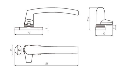 Aluminum-alloy-top-hung-casement-window-camlock-handle-ZY15-3 zy18avantaggio