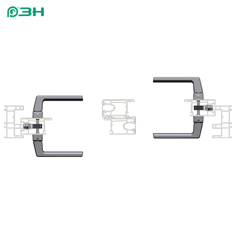 Sistema di ferramenta per porte scorrevoli con scanalatura a U