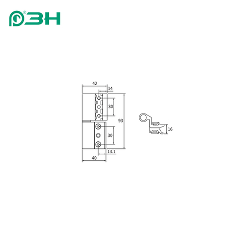 Cerniera per finestra JX34