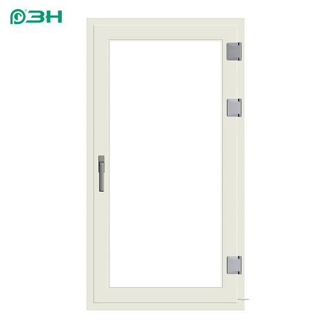 Sistema di ferramenta per finestra con apertura verso l'interno con scanalatura a U e cerniera 3D