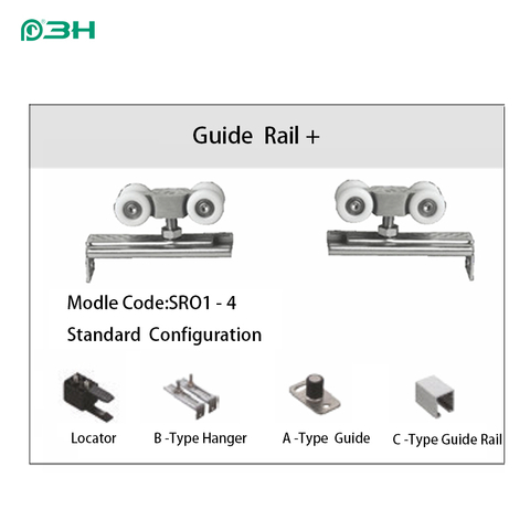 Sistema hardware per porte scorrevoli in legno