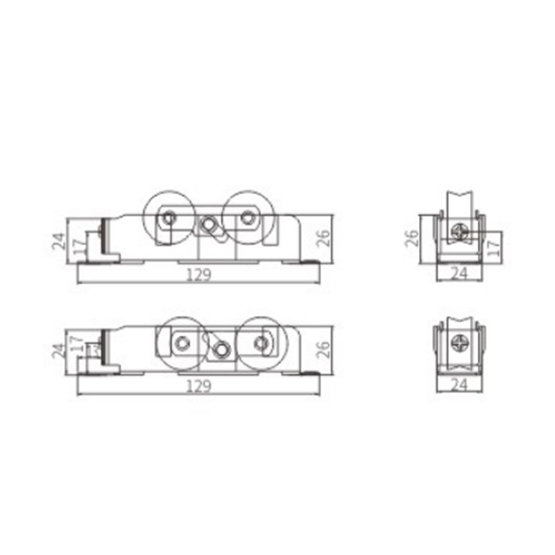 Rullo Scorrevole In Alluminio LTS834