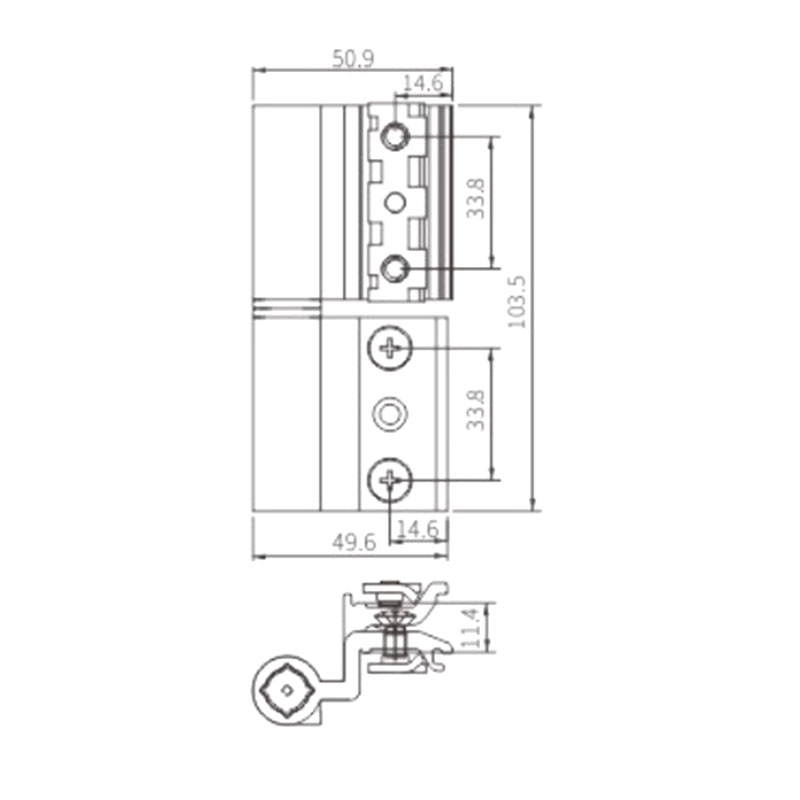 Cerniera per finestra JX46