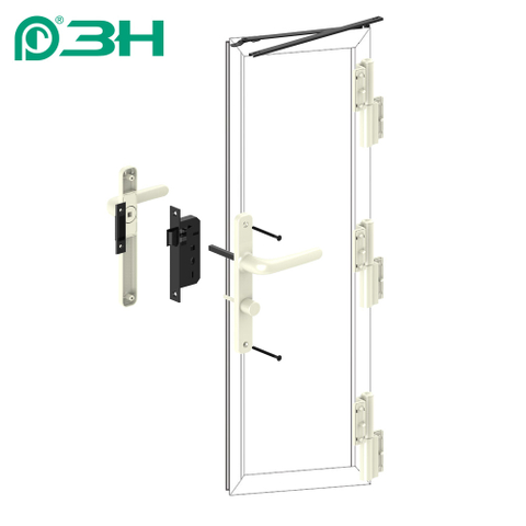 Soluzione di sistema hardware per porte a battente serie 65