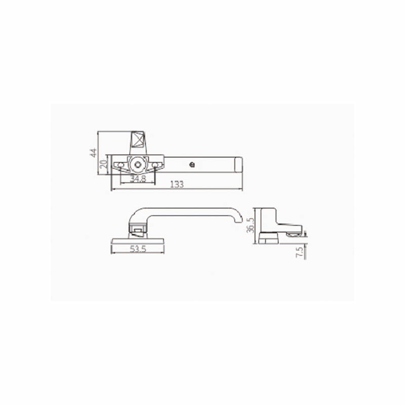 Maniglia Camlock per finestra ZY02