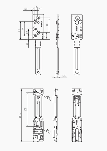 Blocco di sicurezza anti-spegnimento nascosto AFS03L
