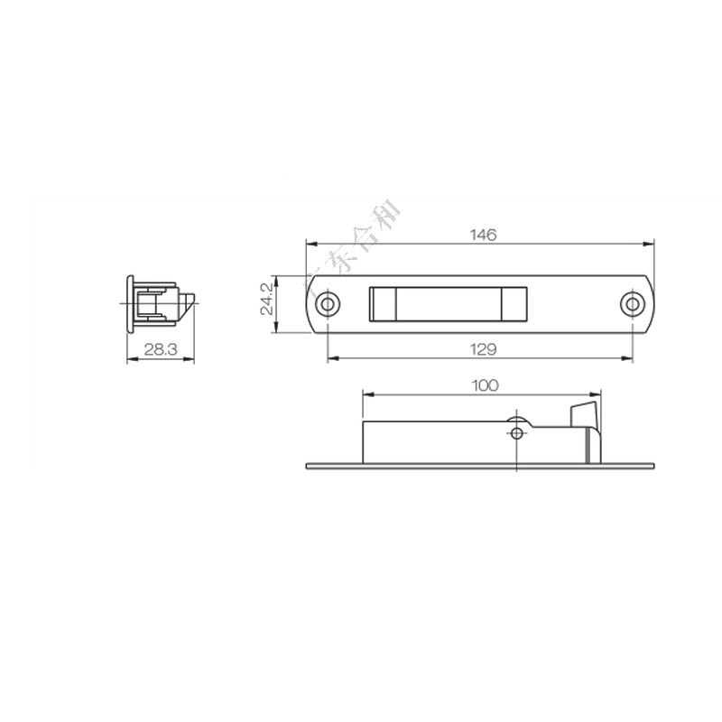 Blocco touch scorrevole UPVC PSTP02