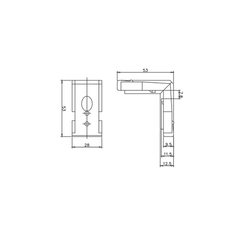 Connettore per giunto angolare CCG02