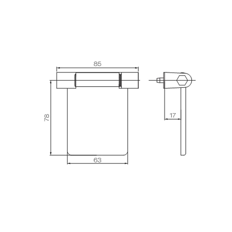 Cerniera per finestra UPVC PJH02