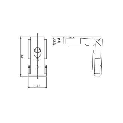 Connettore per giunto angolare CCG08