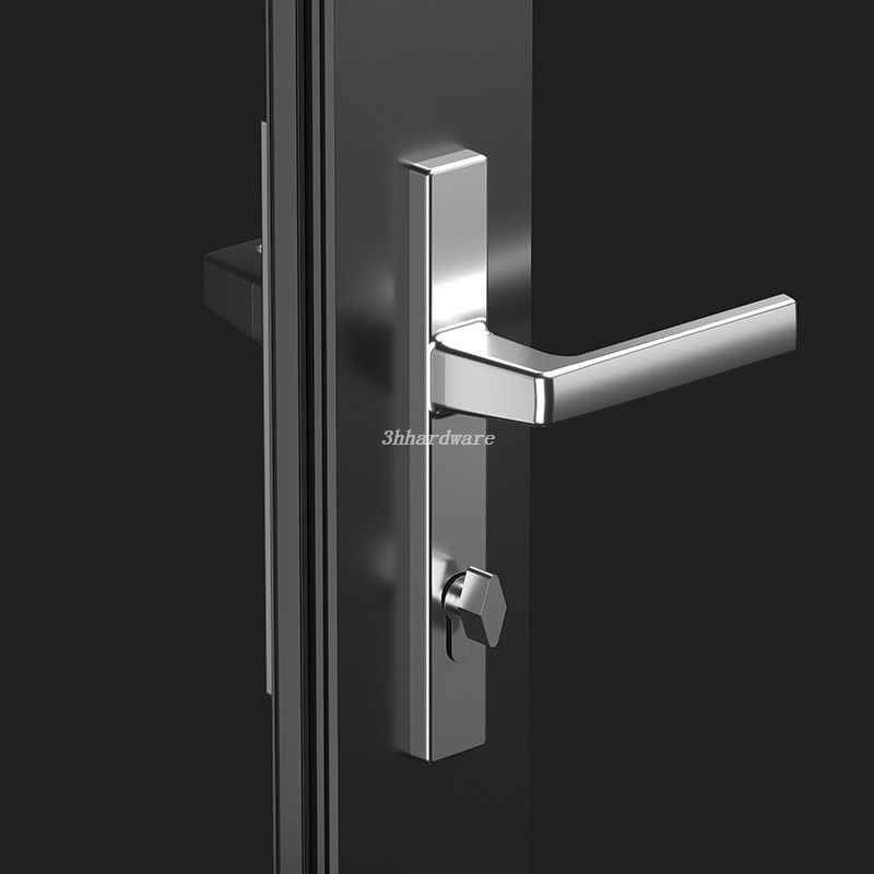 Sistema hardware per porte a battente in alluminio 