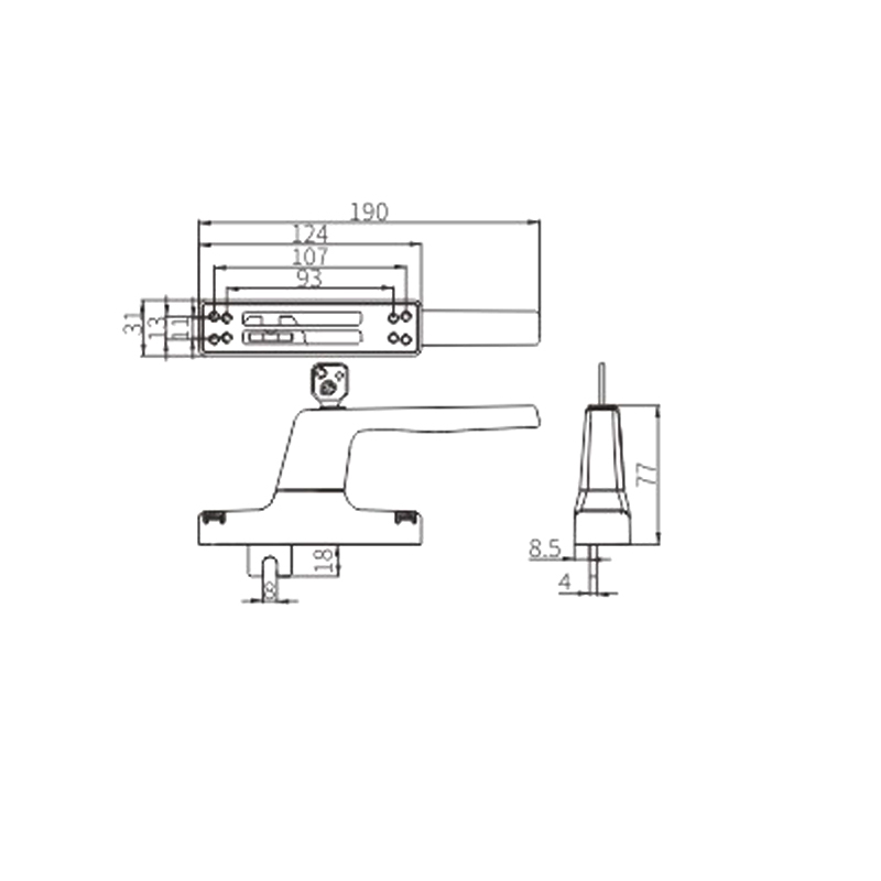 Maniglia a forcella CZH11I