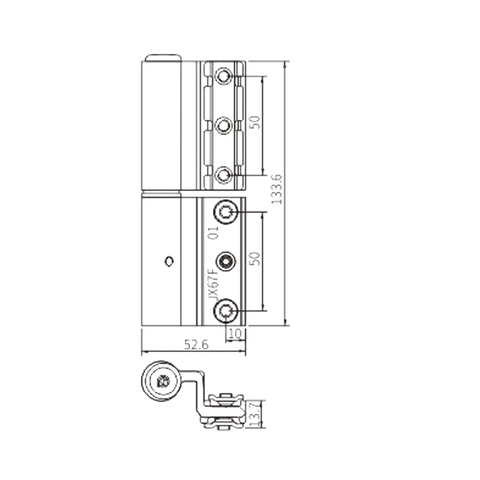 Cerniera per finestra JX67F