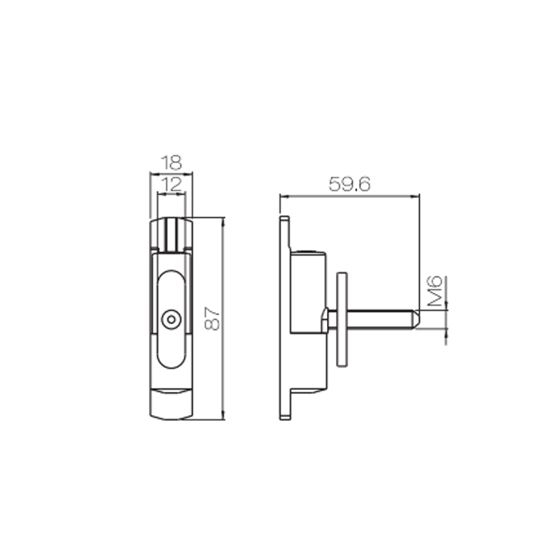 Cerniera per finestra UPVC PJH04