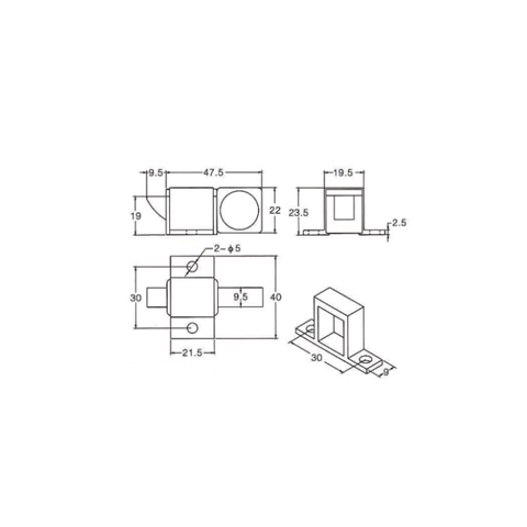 Miglior Prezzo Finestra a battente Flush Bolt MX507B